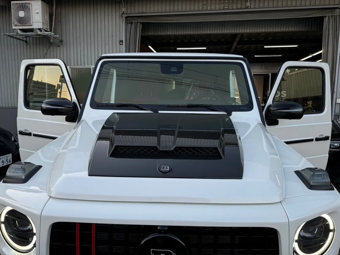 AMG G63にウィンドウ断熱フィルムを施工して、車内の温度...