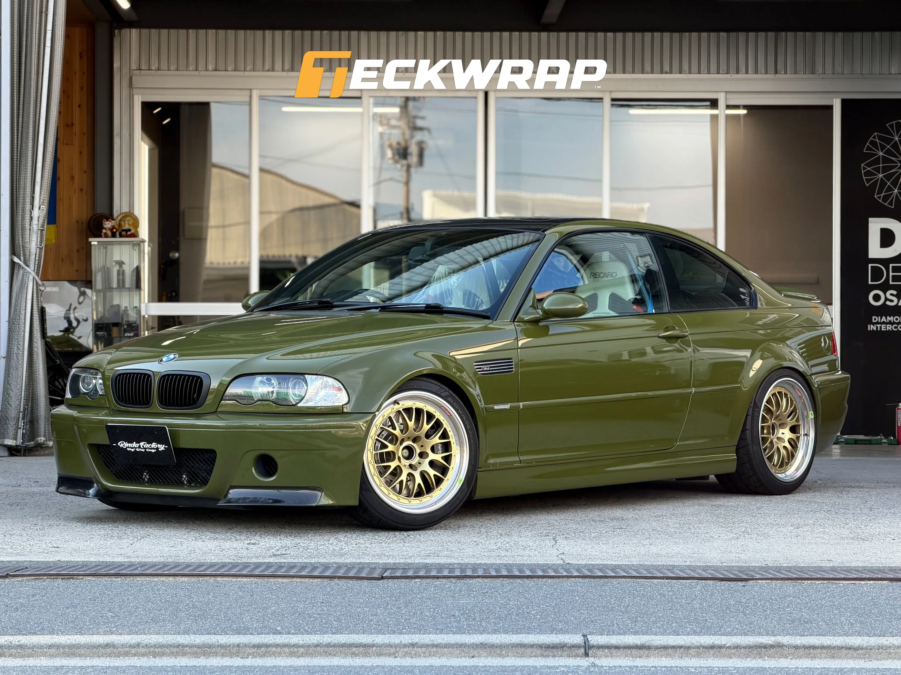 【BMW E46 M3 × カーラッピング施工】